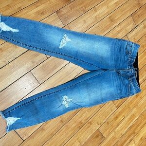 New York & Company Blue Skinny Jeans Classic Style